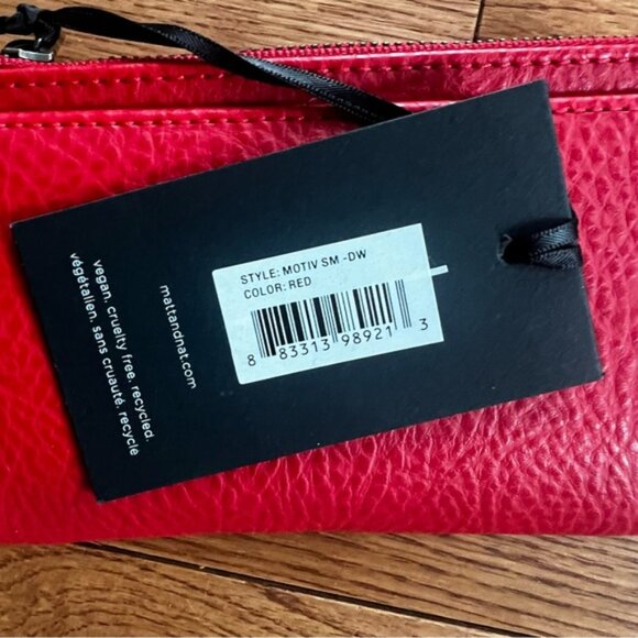 Matt and Nat NWT small Motiv wallet Red Dwell - Picture 3 of 7
